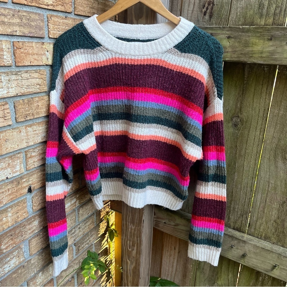 American Eagle Outfitters Colorful Striped Sweater